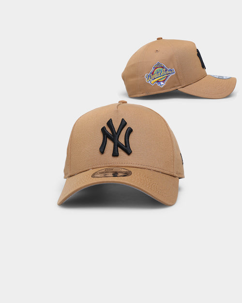 ew Era New York Yankees World Series Wheat 9FORTY A-Frame Snapback Medium Beige