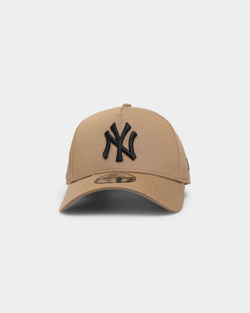 ew Era New York Yankees World Series Wheat 9FORTY A-Frame Snapback Medium Beige