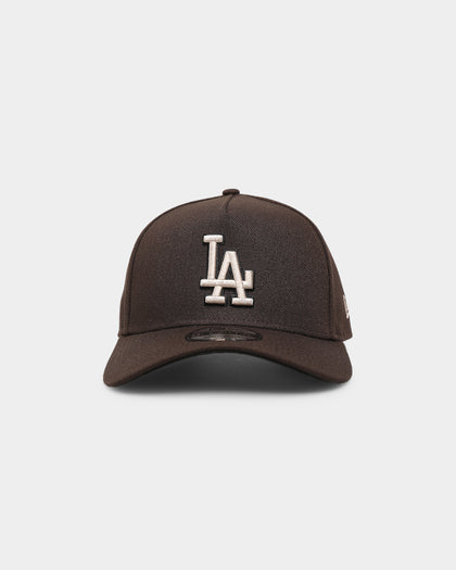 New Era Los Angeles Dodgers 9FORTY A-Frame Brown Stone Snapback Brown