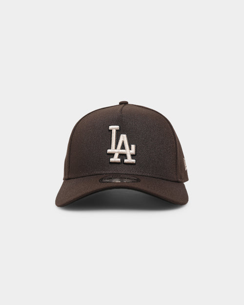 New Era Los Angeles Dodgers 9FORTY A-Frame Brown Stone Snapback Brown