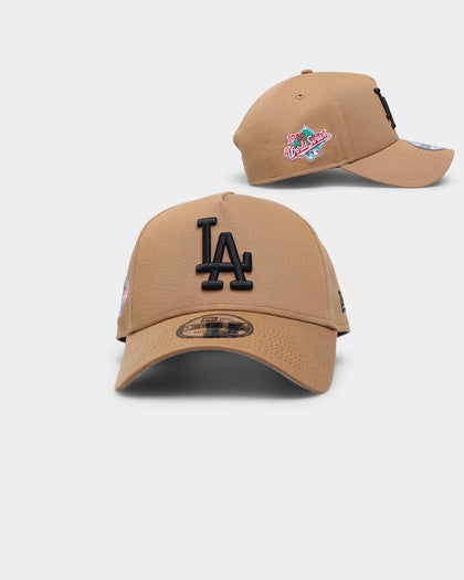 New Era Los Angeles Dodgers World Series Wheat 9FORTY A-Frame Snapback Medium Beige