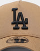 New Era Los Angeles Dodgers World Series Wheat 9FORTY A-Frame Snapback Medium Beige