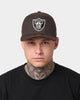 New Era Raiders 9FORTY A-Frame Brown Stone Snapback Brown