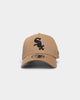 New Era Chicago White Sox World Series Wheat 9FORTY A-Frame Snapback Medium Beige