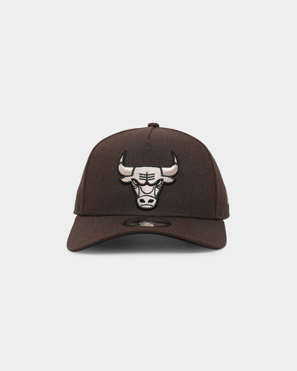 New Era Chicago Bulls 9FORTY A-Frame Brown Stone Snapback Brown