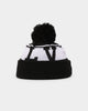 New Era Kid's Las Vegas Raiders Initial Medium Knit Pom Beanie Black