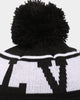 New Era Kid's Las Vegas Raiders Initial Medium Knit Pom Beanie Black