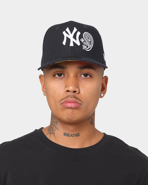 New Era New York Yankees 'Patchwork Paisley Undervisor' 59FIFTY Fitted Navy