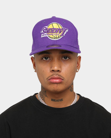 New Era Los Angeles Lakers "Upside Down" 59FIFTY Fitted Purple
