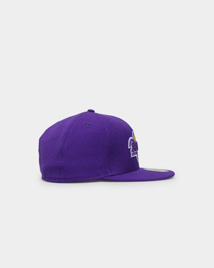 New Era Los Angeles Lakers "Upside Down" 59FIFTY Fitted Purple