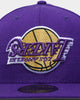 New Era Los Angeles Lakers "Upside Down" 59FIFTY Fitted Purple