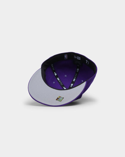 New Era Los Angeles Lakers "Upside Down" 59FIFTY Fitted Purple
