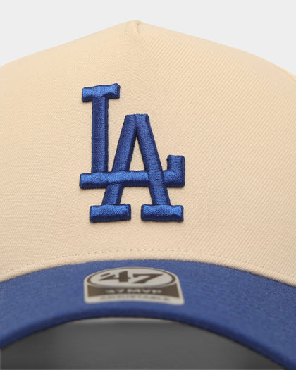 47 Brand Los Angeles Dodgers 'Off White/Team Logo' MVP DT Snapback Natural