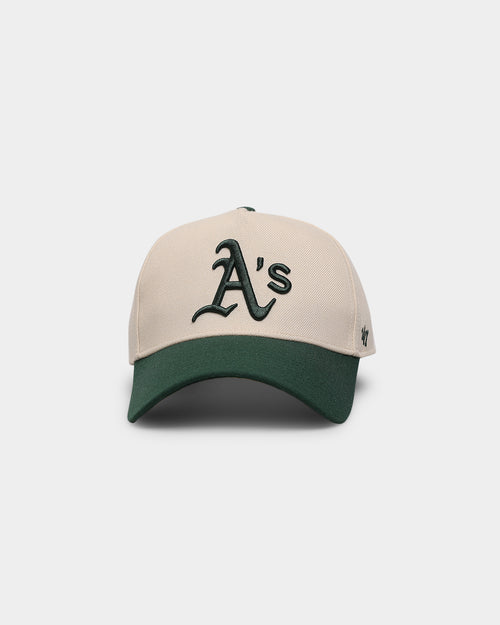 47 Brand Oakland Athletics 'Off White/Team Logo' Replica MVP DT Snapback Natural
