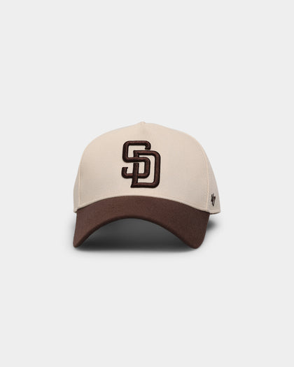 47 Brand San Diego Padres 'Off White/Team Logo' Replica MVP DT Snapback Natural