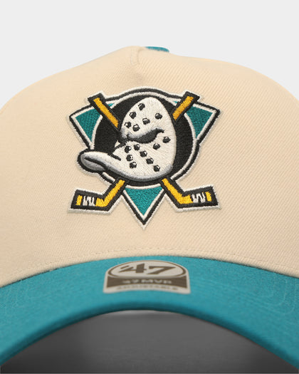 47 Brand Anaheim Ducks 'Off White/Team Logo' Replica MVP DT Snapback Natural