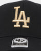 47 Brand Los Angeles Dodgers Sure Shot '47 MVP Snapback Black