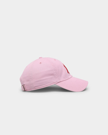 47 Brand New York Yankees Ballpark 'Lover Not A Fighter' Clean Up Strapback Petal Pink