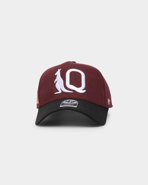 47 Brand Queensland Maroons 2022 '47 MVP DT Snapback Maroon/Black