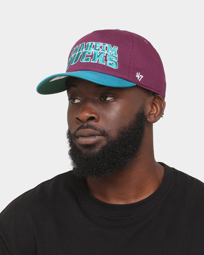 47 Brand Anaheim Ducks 'Ducks' Script Nantasket Captain Snapback Plum