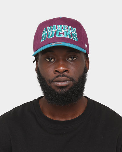 47 Brand Anaheim Ducks 'Ducks' Script Nantasket Captain Snapback Plum