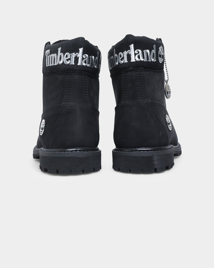 Timberland Women's 6" Premium Boot Black Nubuck