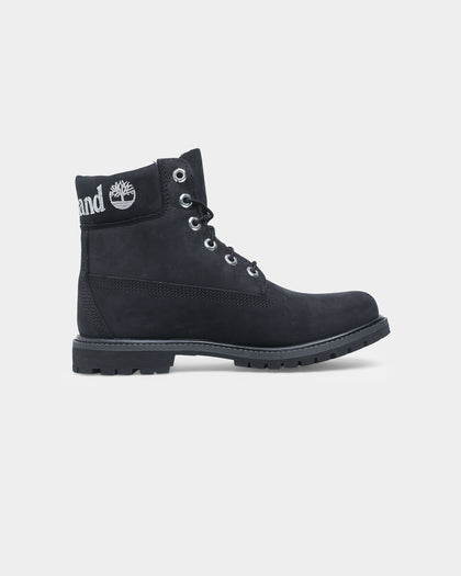 Timberland Women's 6" Premium Boot Black Nubuck