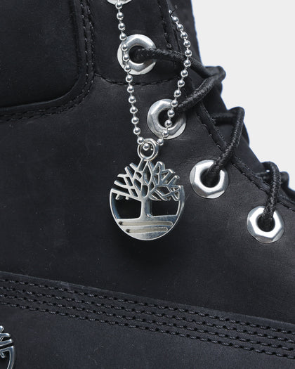 Timberland Women's 6" Premium Boot Black Nubuck