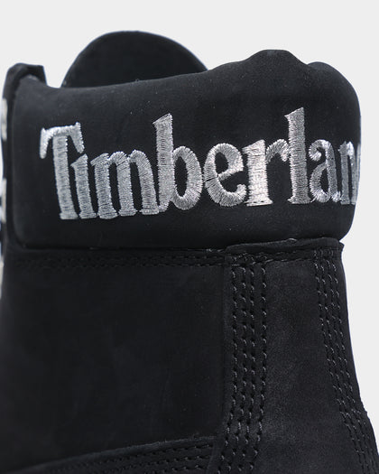 Timberland Women's 6" Premium Boot Black Nubuck