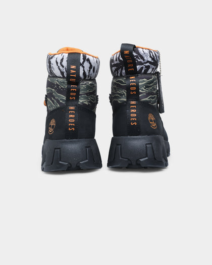 Timberland Green Stride Waterproof Edge Boots Black Nubuck