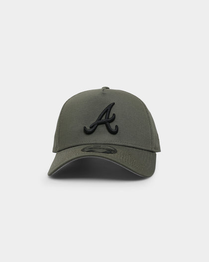New Era Atlanta Braves 'Olive/Black' 9FORTY A-Frame Snapback Olive/Black