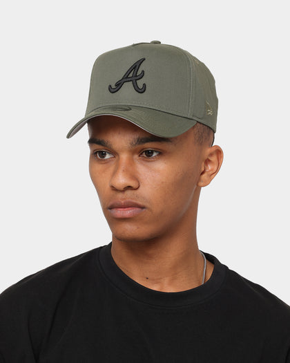 New Era Atlanta Braves 'Olive/Black' 9FORTY A-Frame Snapback Olive/Black