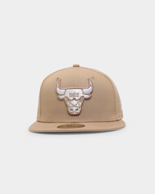 New Era Chicago Bulls 59FIFTY Fitted Camel/White