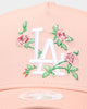 New Era Women's Los Angeles Dodgers 'Pink Rose Emblem' 9FORTY A-Frame Snapback Pink