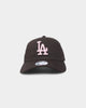 New Era Women's Los Angeles Dodgers 9FORTY A-Frame Casual Strapback Brown/Pink