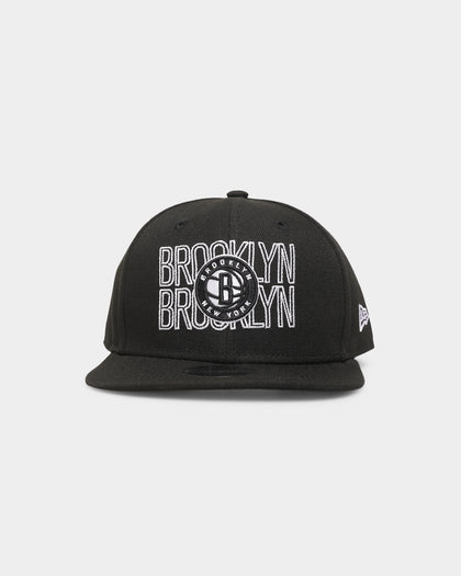 New Era Kids' Brooklyn Nets 'Neon Lights' 9FIFTY Orginal Fit Snapback Black