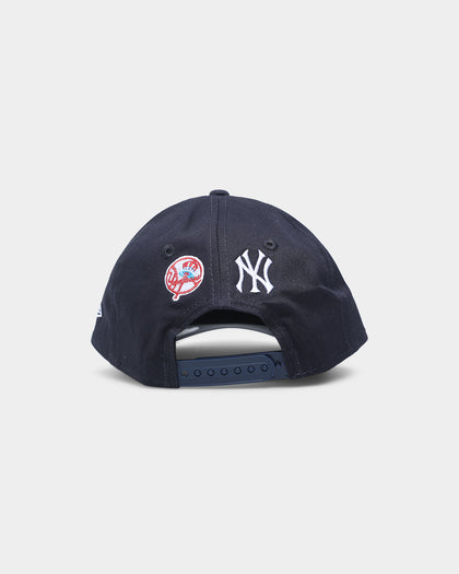 New Era Kids' New York Yankees 'Double Logo' 9FORTY Snapback Navy