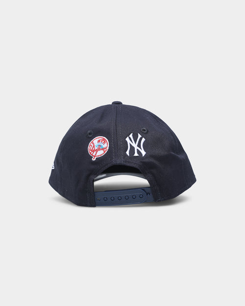 New Era Kids' New York Yankees 'Double Logo' 9FORTY Snapback Navy