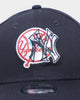 New Era Kids' New York Yankees 'Double Logo' 9FORTY Snapback Navy