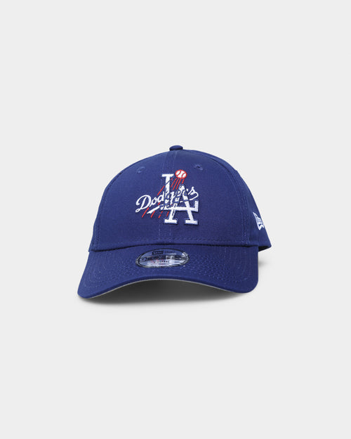 New Era Kids' Los Angeles Dodgers 'Double Logo' 9FORTY Snapback Navy