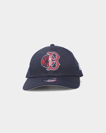 New Era Kids' Boston Red Sox 'Double Logo' 9FORTY Snapback Navy