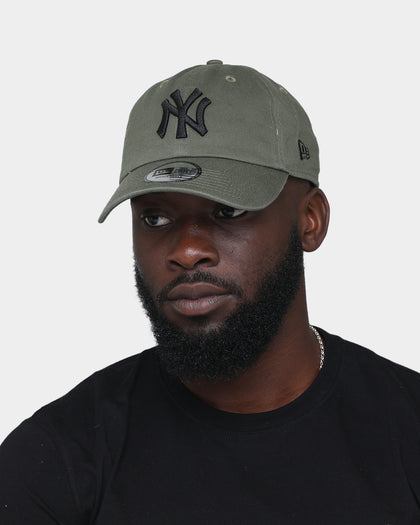 New Era New York Yankees Casual Classic Strapback Washed Olive
