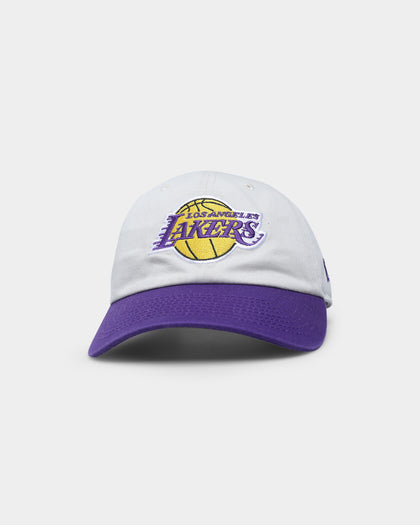 New Era Los Angeles Lakers 'Original Team Colour Visor' Casual Classic Strapback Stone