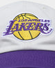 New Era Los Angeles Lakers 'Original Team Colour Visor' Casual Classic Strapback Stone