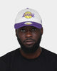 New Era Los Angeles Lakers 'Original Team Colour Visor' Casual Classic Strapback Stone