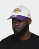 New Era Los Angeles Lakers 'Original Team Colour Visor' Casual Classic Strapback Stone