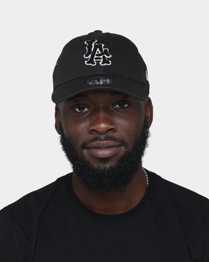 New Era Los Angeles Dodgers 'Chenille' Casual Classic Strapback Black