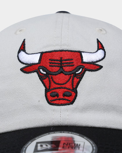 New Era Chicago Bulls 'Original Team Colours Visor' Casual Classic Strapback Stone