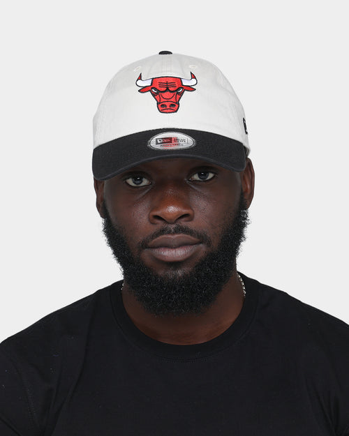 New Era Chicago Bulls 'Original Team Colours Visor' Casual Classic Strapback Stone