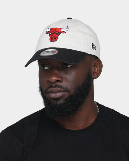 New Era Chicago Bulls 'Original Team Colours Visor' Casual Classic Strapback Stone